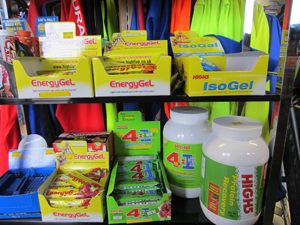 Energy Gels and Snacks